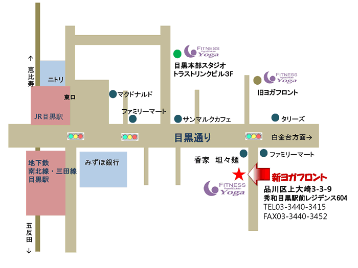日本フィットネスヨーガ協会の地図